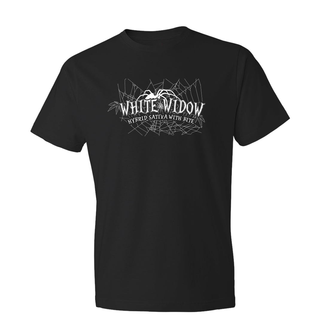 Mens Black White Widow