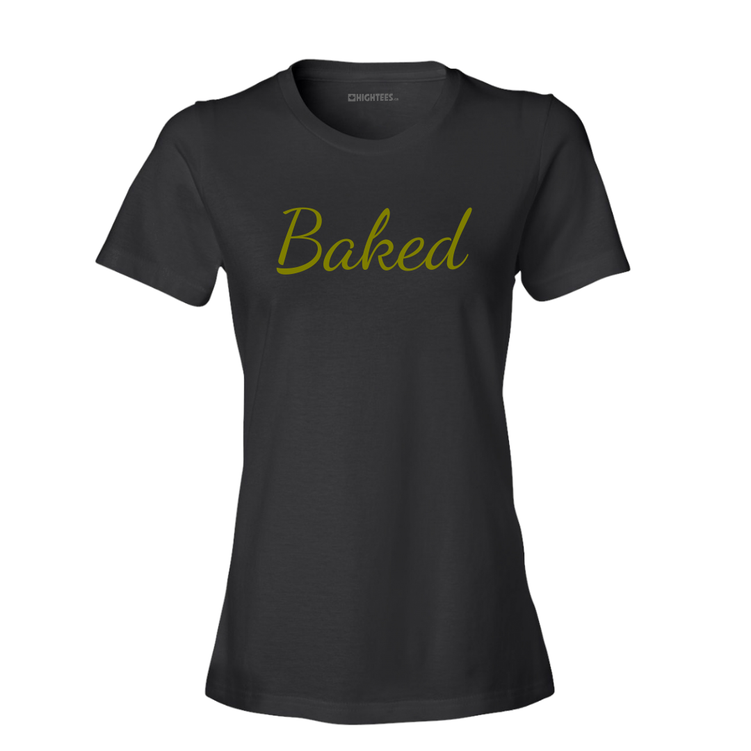 Ladies Black Baked